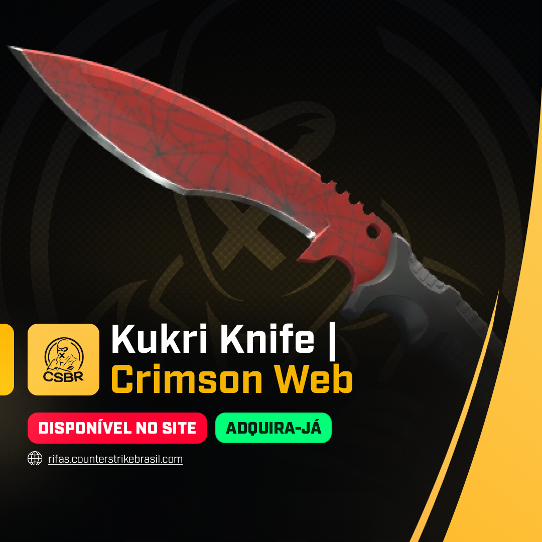 3107 — ★ Kukri Knife | Crimson Web (Field-Tested) 